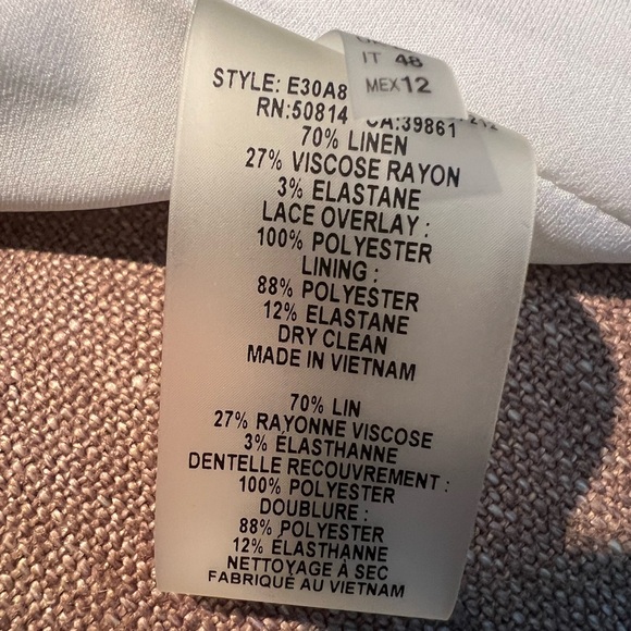 Elie Tahari Linen Jacket - Picture 8 of 8